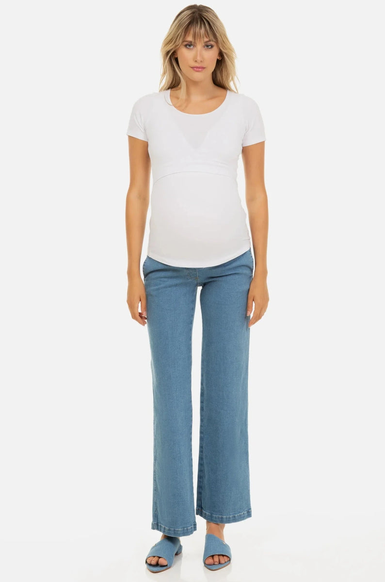Taille Wijde Broek Was Dunne Moederschap Broek Jea