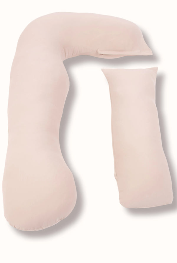 MamaToBe® Zwangerschapskussen 3-in-1 met voedingsfunctie - biologisch katoen - sand