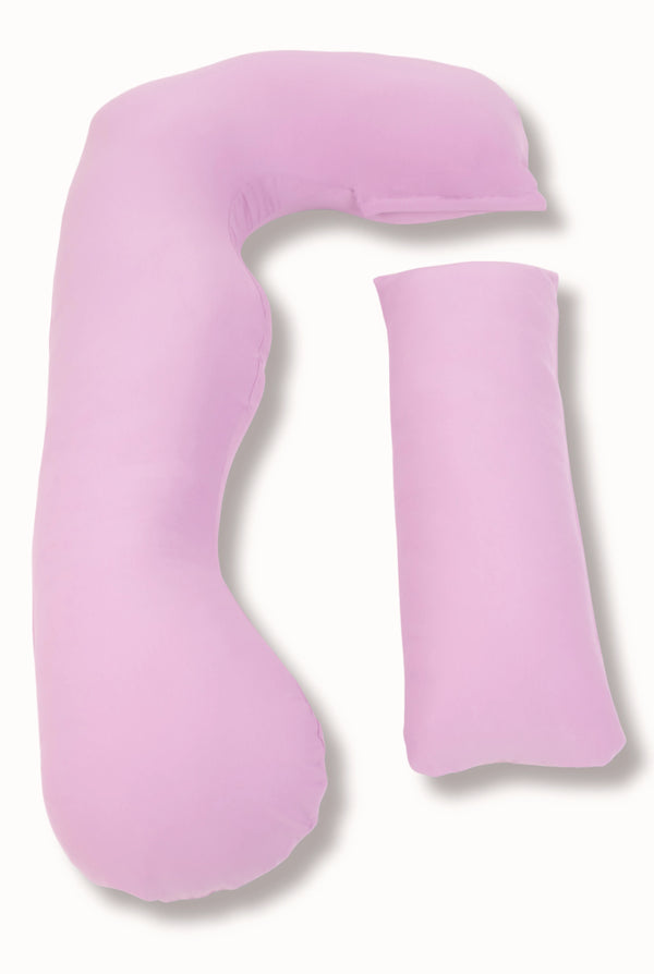 MamaToBe® Katoenen zwangerschapskussen 3-in-1 met voedingsfunctie - zacht lila