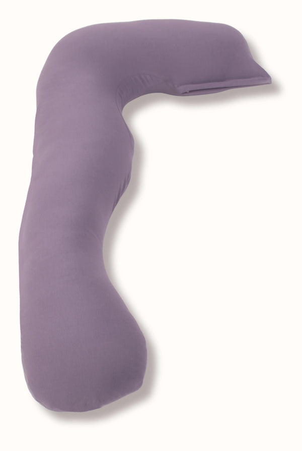 MamaToBe® Zwangerschapskussen 3-in-1 met voedingsfunctie - biologisch katoen - lila