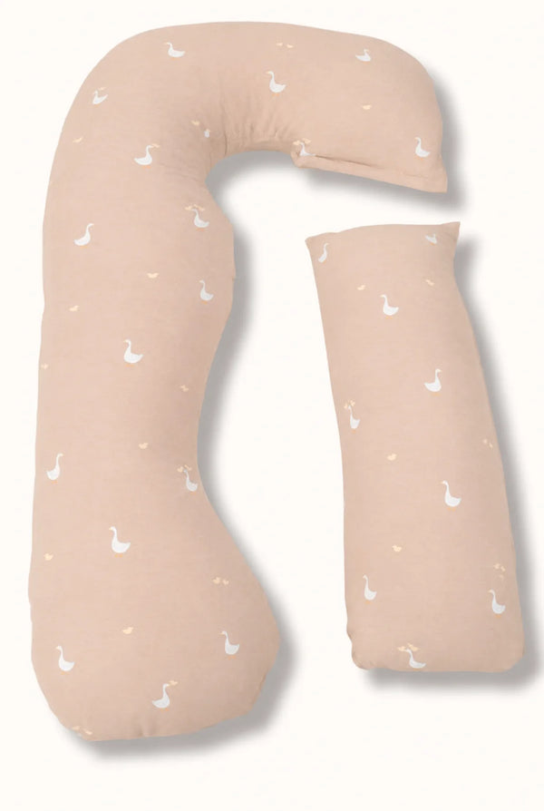 MamaToBe® Katoenen zwangerschapskussen 3-in-1 met voedingsfunctie - Little Ducks