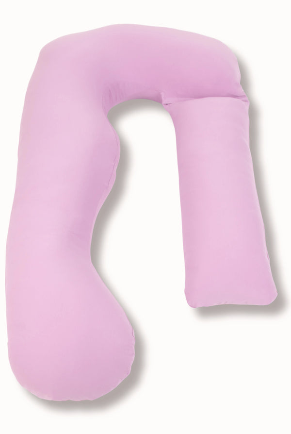 MamaToBe® Katoenen zwangerschapskussen 3-in-1 met voedingsfunctie - zacht lila