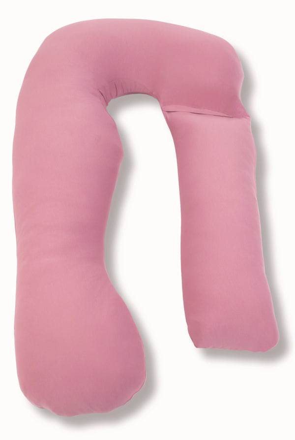 MamaToBe® Katoenen zwangerschapskussen 3-in-1 met voedingsfunctie - poederroze