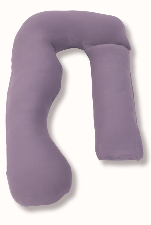 MamaToBe® Zwangerschapskussen 3-in-1 met voedingsfunctie - biologisch katoen - lila