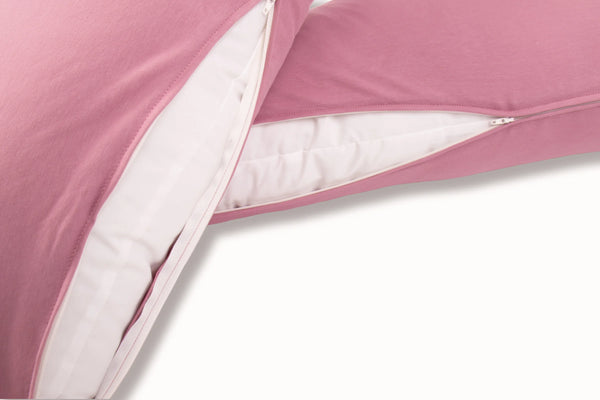 MamaToBe® Katoenen zwangerschapskussen 3-in-1 met voedingsfunctie - poederroze