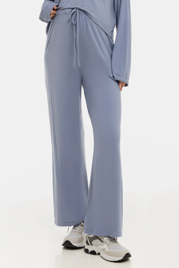 Uitlopende zwangerschapsbroek van Tencel™ modal - lavendel