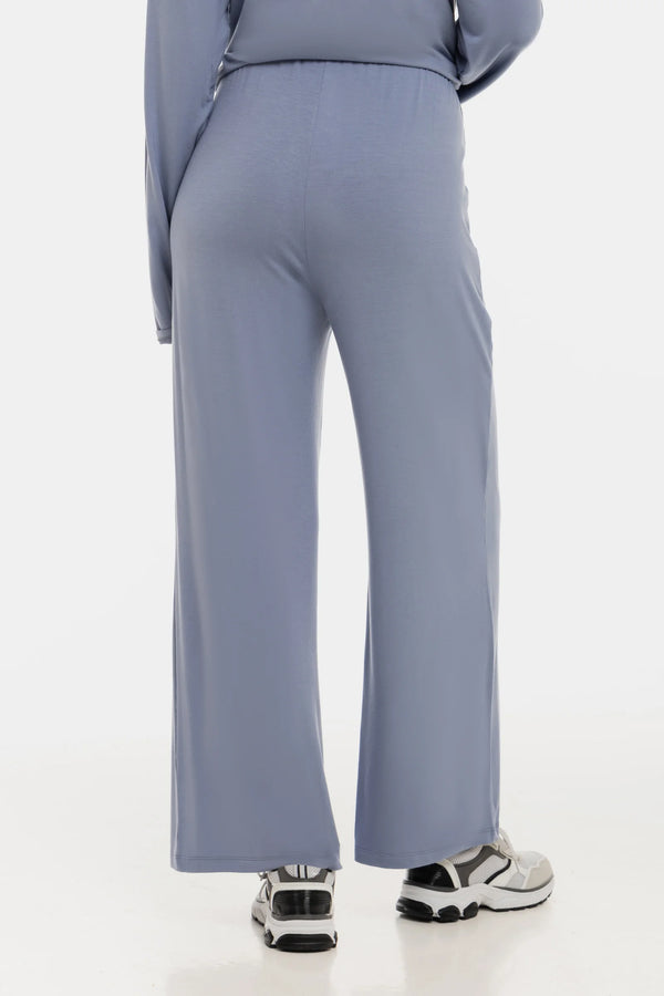 Uitlopende zwangerschapsbroek van Tencel™ modal - lavendel