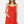 Elegante zwangerschapsjurk met smalle bandjes - coral