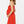 Elegante zwangerschapsjurk met smalle bandjes - coral