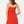 Elegante zwangerschapsjurk met smalle bandjes - coral