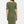 Katoenen ribtricot zwangerschaps- en voedingsjurk - khaki