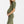 Katoenen ribtricot zwangerschaps- en voedingsjurk - khaki