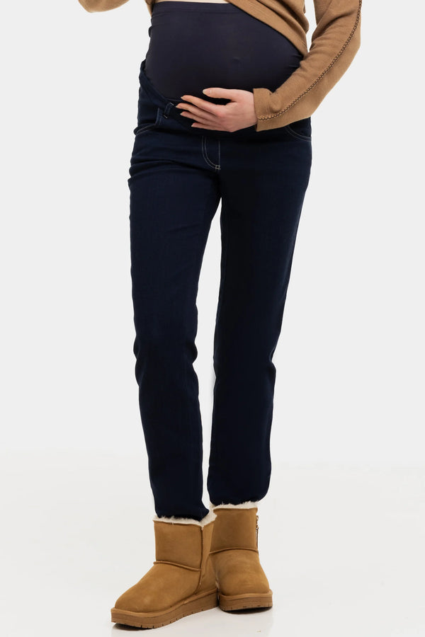 Stretch zwangerschapsjeans - navy