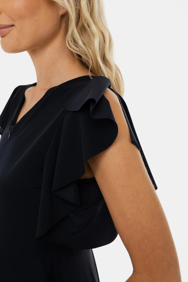 Luchtige zwangerschaps- en voedingsjurk met strepen