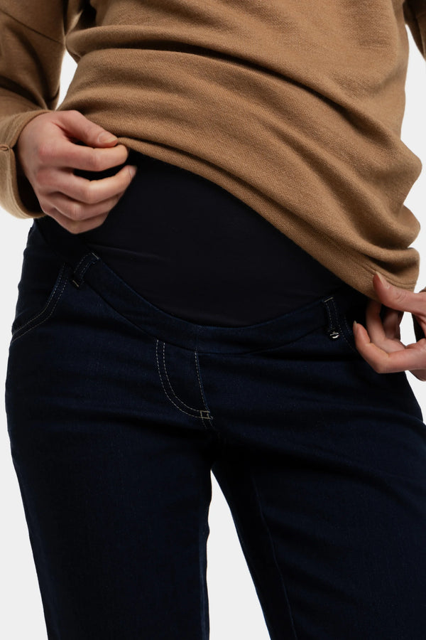 Stretch zwangerschapsjeans - navy