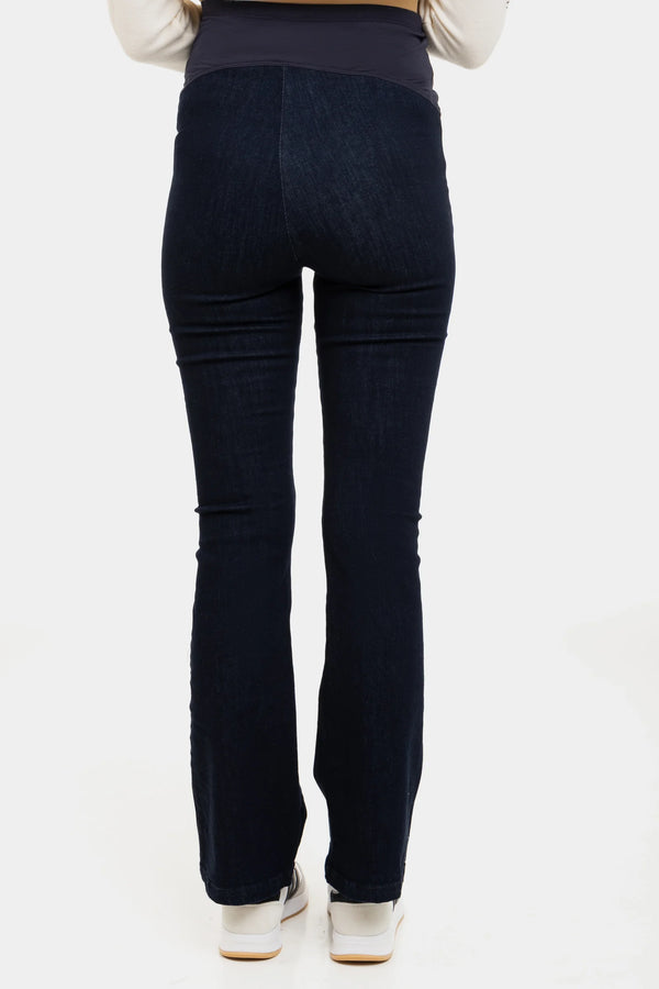 Flared zwangerschapsjeans - navy