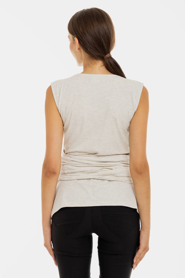 Blouse voor huid-op-huidcontact - sand