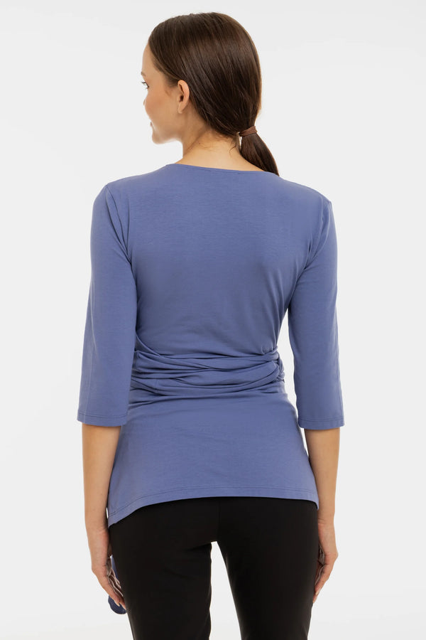 Blouse voor huid-op-huidcontact - poederblauw