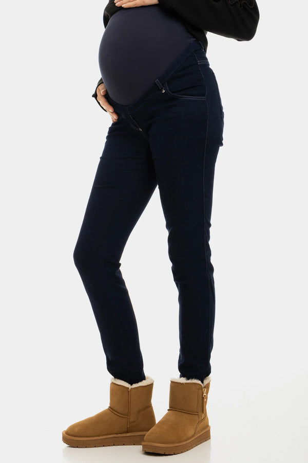 Stretch zwangerschapsjeans - navy