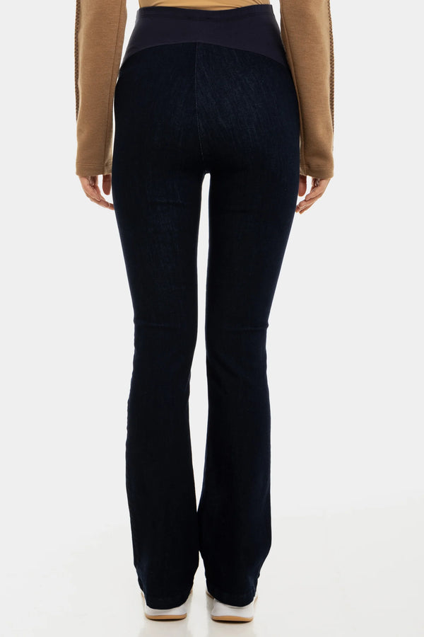 Flared zwangerschapsjeans - navy