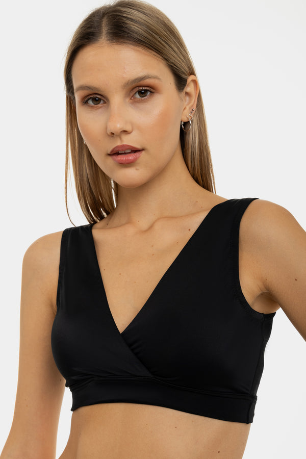 Zwarte zwangerschaps- en voedingsbeha - Soft feel