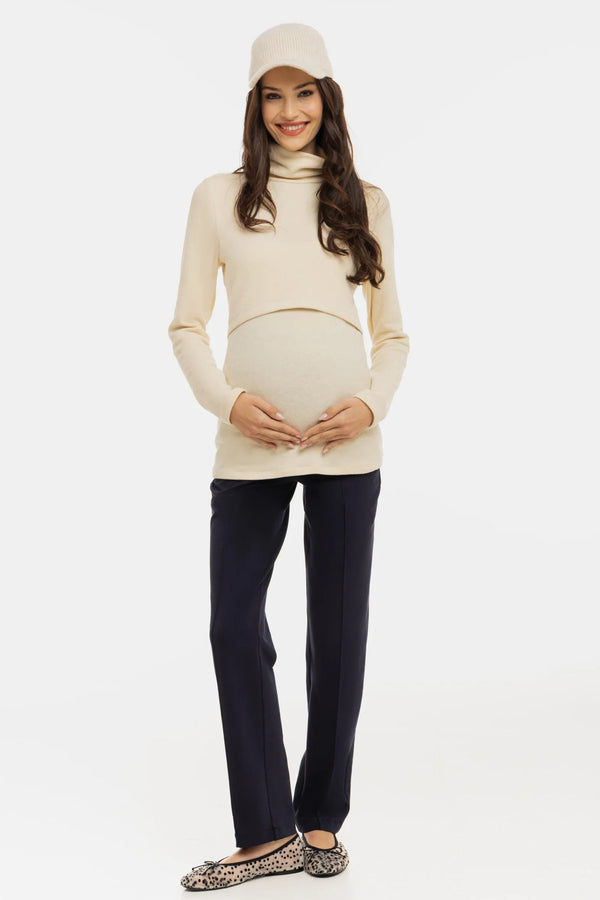 Signature Getailleerde Zwangerschapspantalon - navy