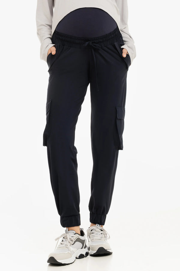 Travel cargo zwangerschapsbroek - navy