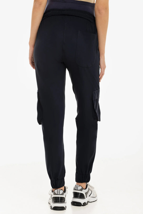 Travel cargo zwangerschapsbroek - navy