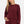 Bordeaux cropped zwangerschaps- en voedingstop met lange mouwen