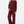 Bordeaux cropped zwangerschaps- en voedingstop met lange mouwen