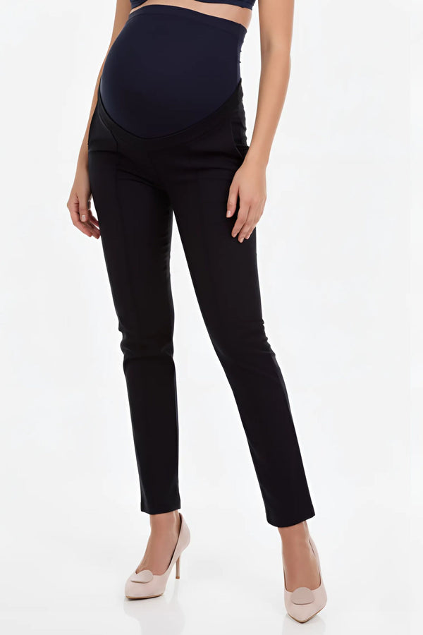 Getailleerde zwangerschapsbroek met organisch katoen