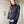 Essential katoenen zwangerschaps- en voedingsshirt - navy