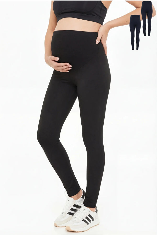 Shaping zwangerschapsleggings - squatproof (2-pack)