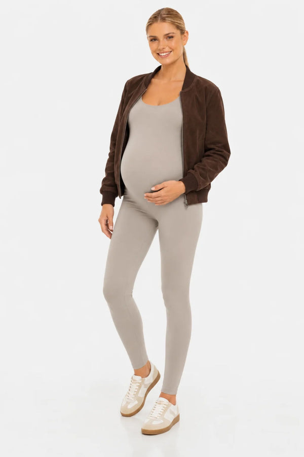 Shaping zwangerschapsbodysuit - licht taupe - squatproof
