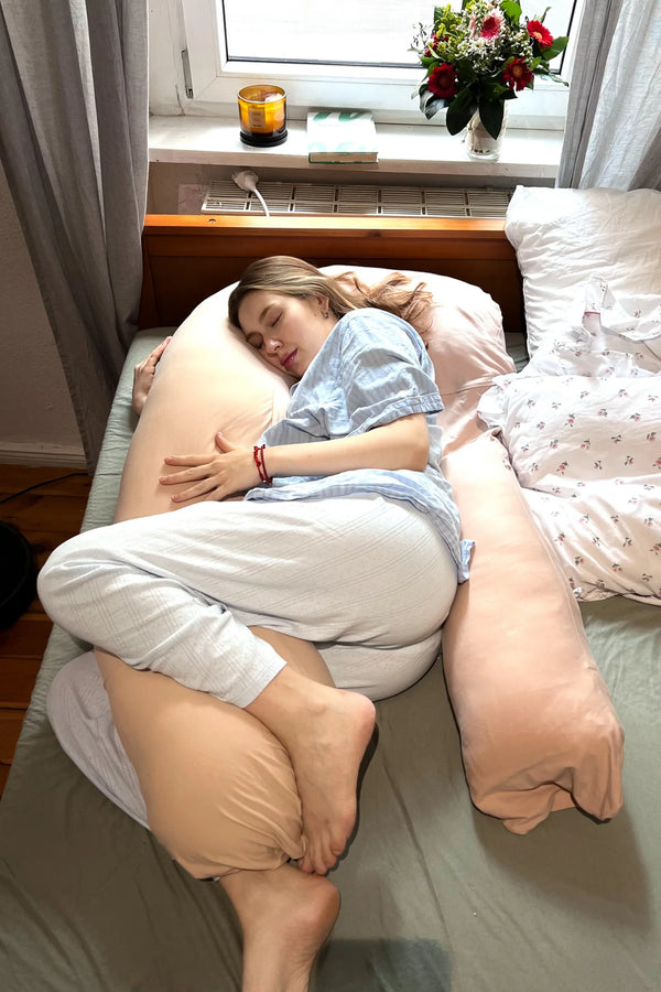 MamaToBe® Zwangerschapskussen 3-in-1 met voedingsfunctie - crème