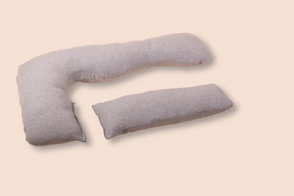 MamaToBe® Zwangerschapskussen 3-in-1 met voedingsfunctie - grijs