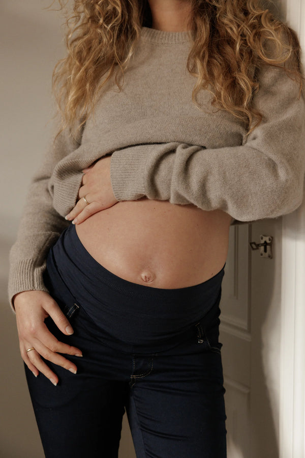 Stretch zwangerschapsjeans - navy