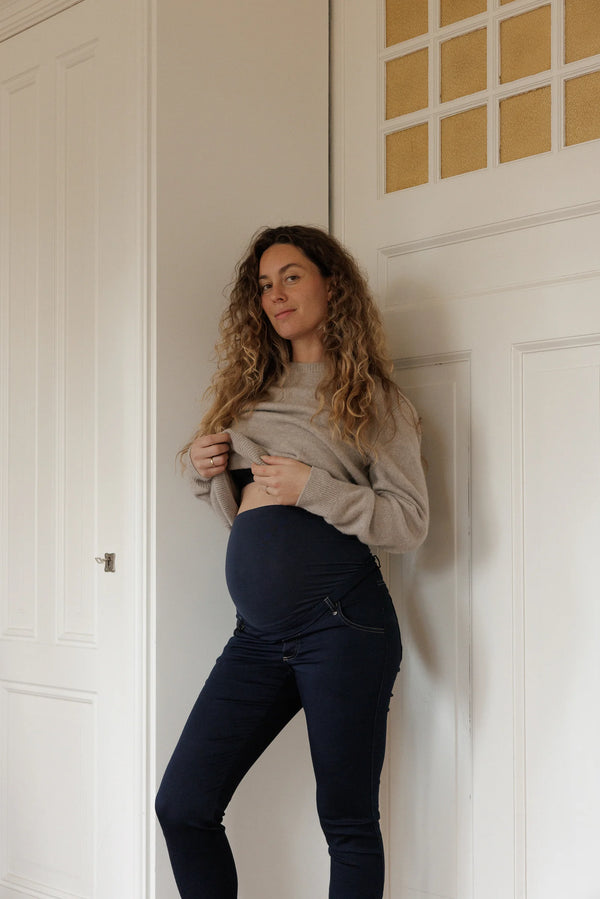 Stretch zwangerschapsjeans - navy