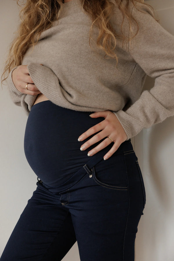 Stretch zwangerschapsjeans - navy