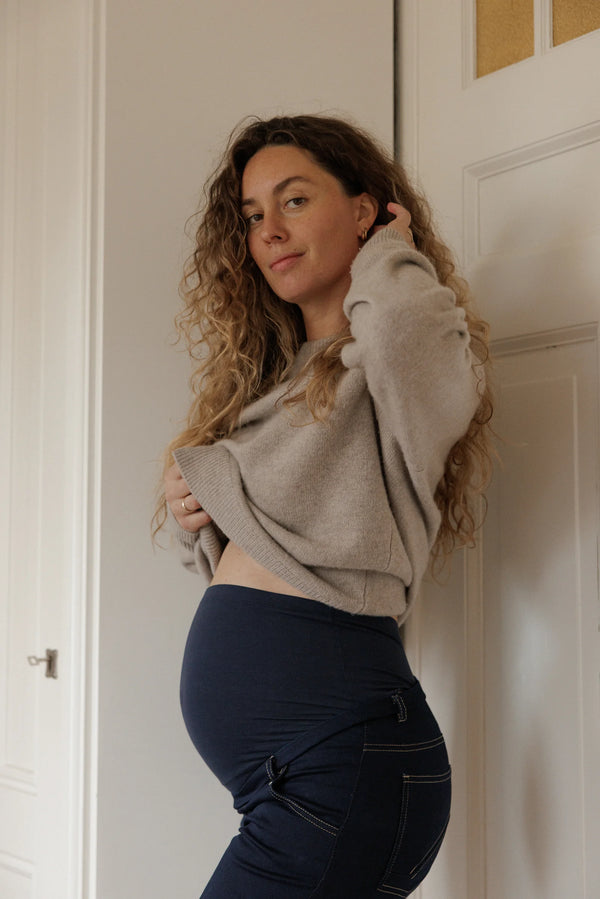 Stretch zwangerschapsjeans - navy