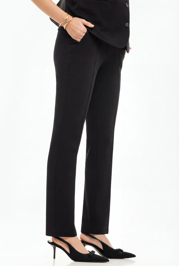 Signature Getailleerde Zwangerschapspantalon - zwart