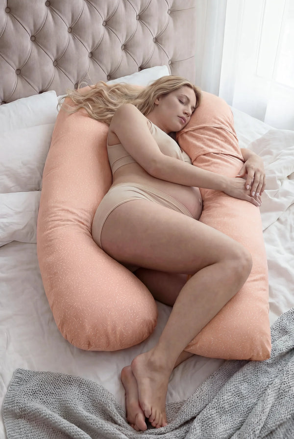 MamaToBe® Katoenen zwangerschapskussen 3-in-1 met voedingsfunctie - Confetti