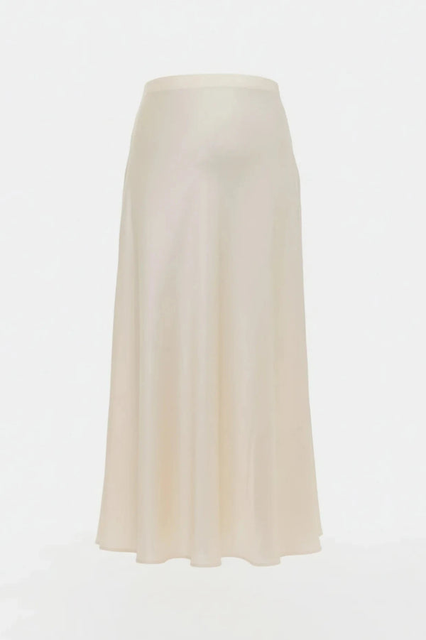 Satijnen zwangerschapsrok – ecru