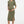 Katoenen ribtricot zwangerschaps- en voedingsjurk - khaki