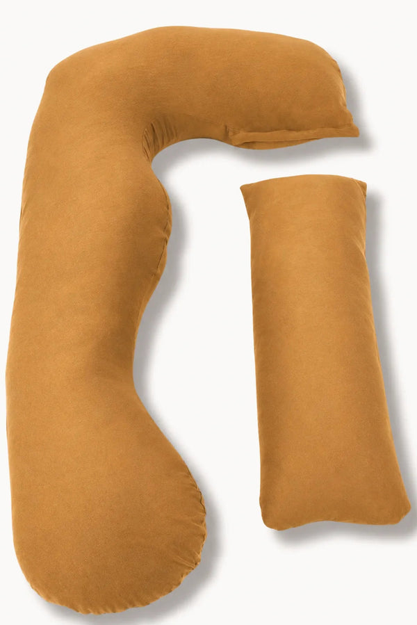 MamaToBe® Modal zwangerschapskussen 3-in-1 met voedingsfunctie - mosterdgeel
