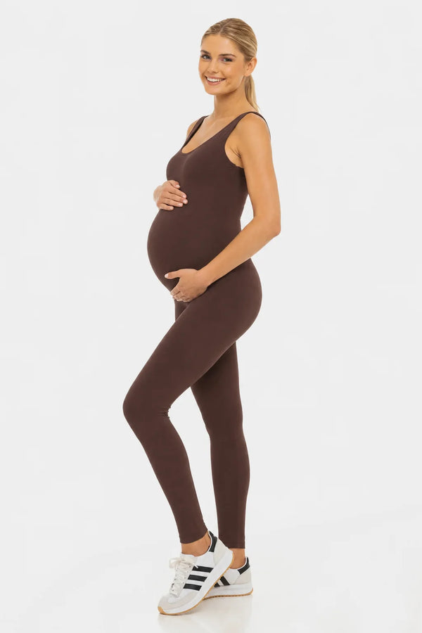 Shaping zwangerschapsbodysuit - chocolate - squatproof