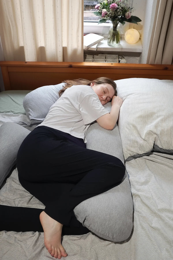 MamaToBe® Zwangerschapskussen 3-in-1 met voedingsfunctie - grijs