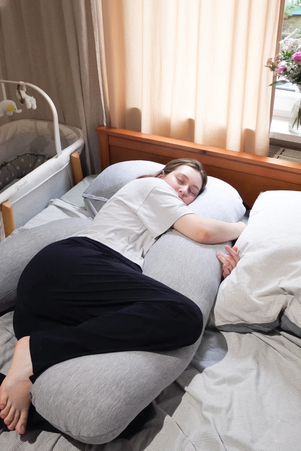 MamaToBe® Zwangerschapskussen 3-in-1 met voedingsfunctie - grijs