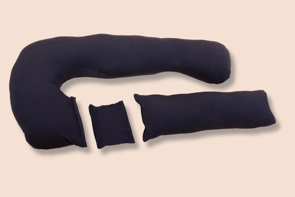 MamaToBe® Zwangerschapskussen 3-in-1 met voedingsfunctie – navy