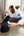 MamaToBe® Zwangerschapskussen 3-in-1 met voedingsfunctie – navy